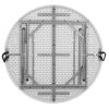48inch Round Folding Table Outdoor Folding Utility Table White
