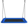 60 Inches Platform Tree Swing Outdoor with  2 Hanging Straps