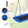 60 Inches Platform Tree Swing Outdoor with  2 Hanging Straps