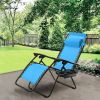 Outdoor Folding Zero Gravity Reclining Lounge Chair